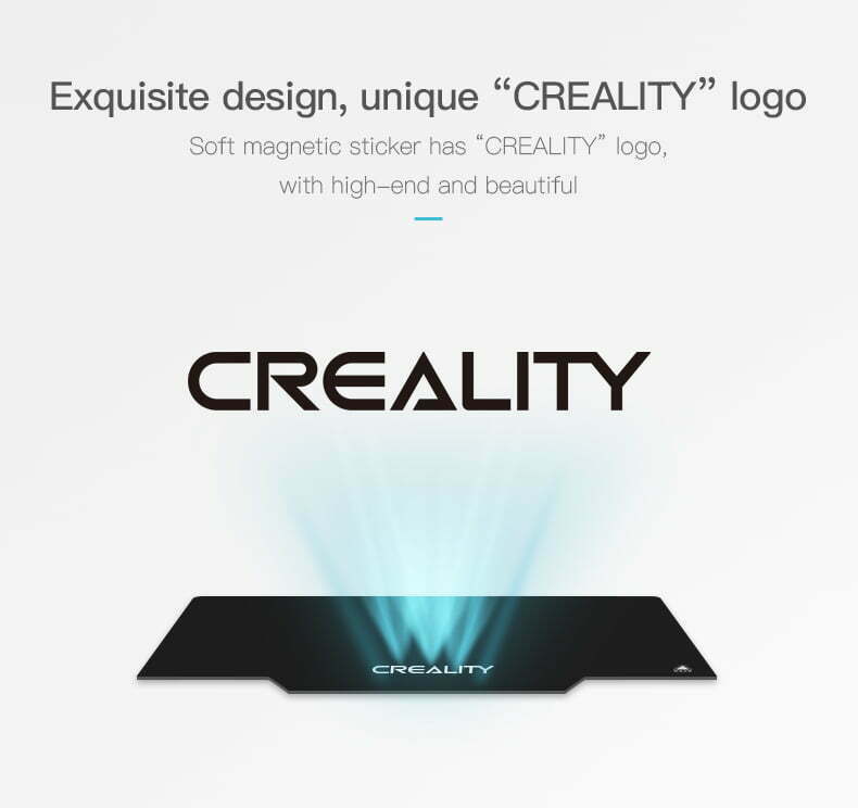Magnet bed med Creality logo
