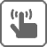 Icon for touch screen betjening