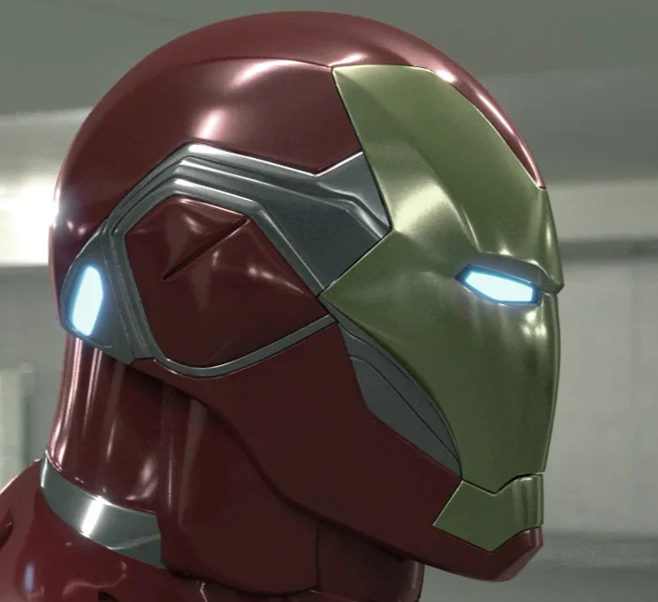 3D printet Iron Man maske