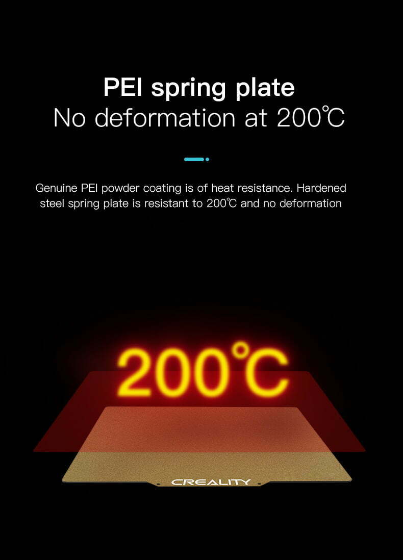 PEI Printing Plate Kit Temperatur stabil