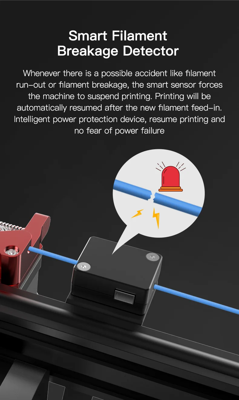 Creality CR-30 3D printer med filament sensor