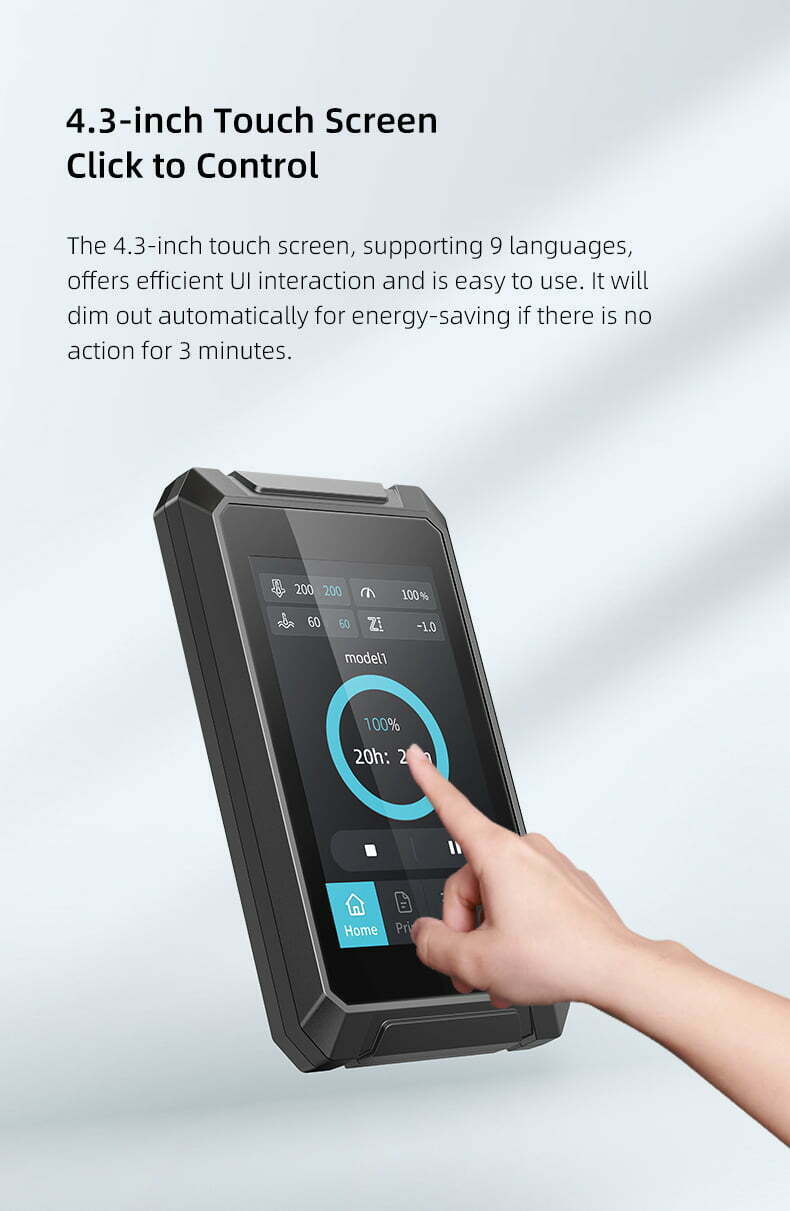 Ender-3 S1 Pro Touch screen betjening