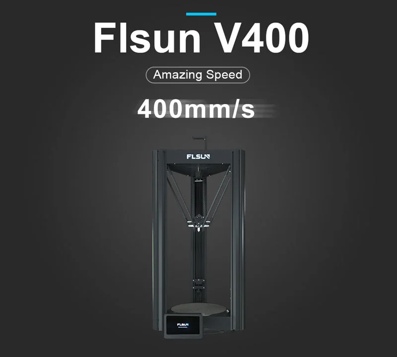 Præsentation af den lynhurtige 3D printer V400 fra FLSUN