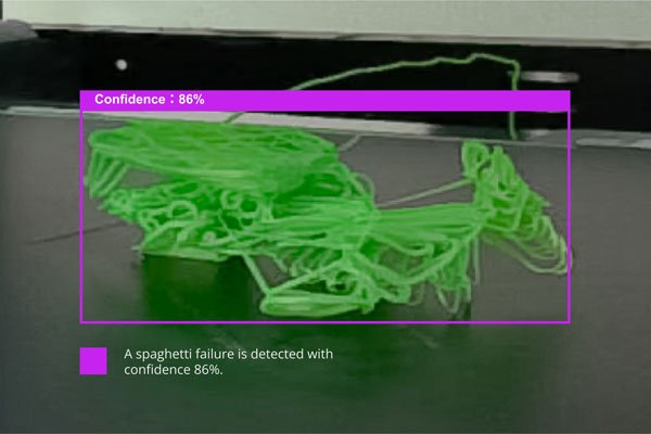 Bambu Lab X1 spaghetti detection