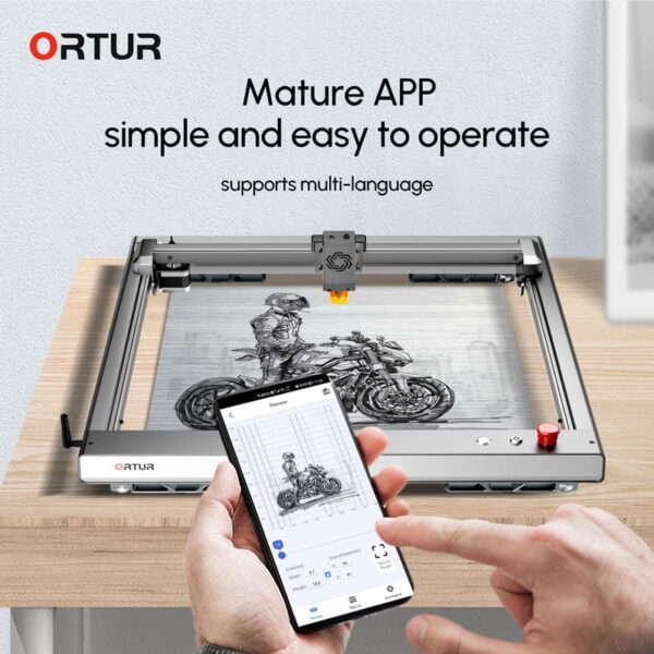 Ortur Laser Master 3 styring via App