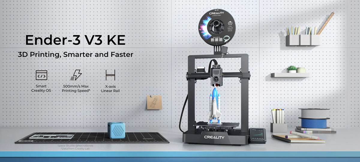 Præsentation af Ender 3 V3 KE 3D printer