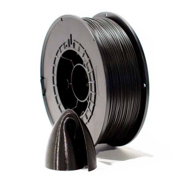 FilaLab PCTG Black filament med model