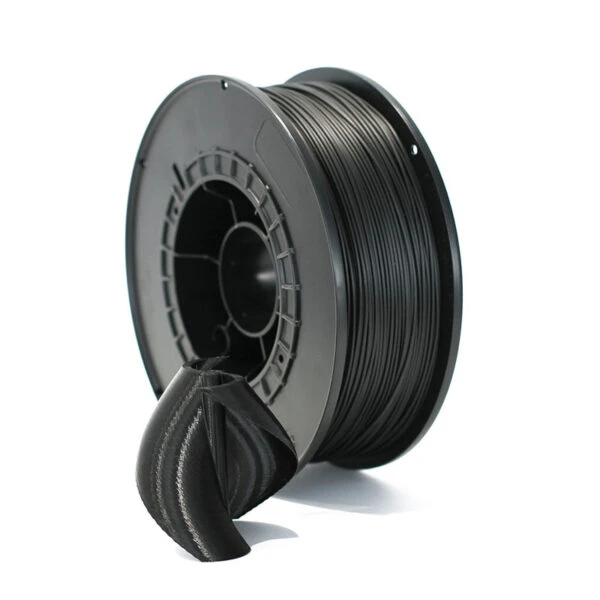 FilaLab PETG Black filament med model
