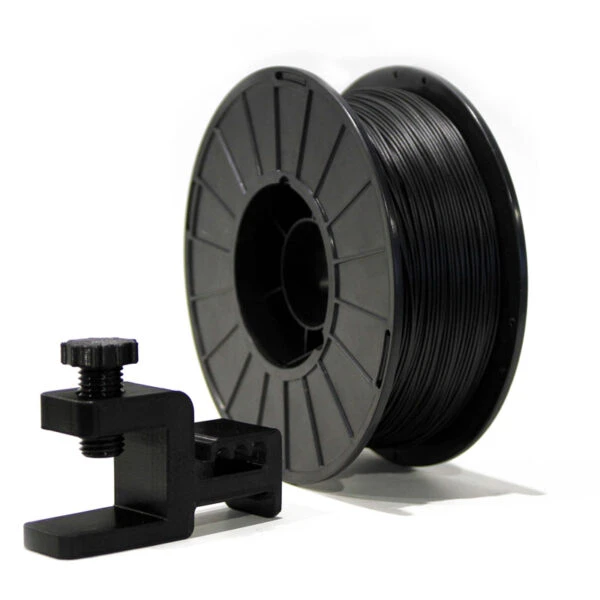FilaLab PLA Black filament med model