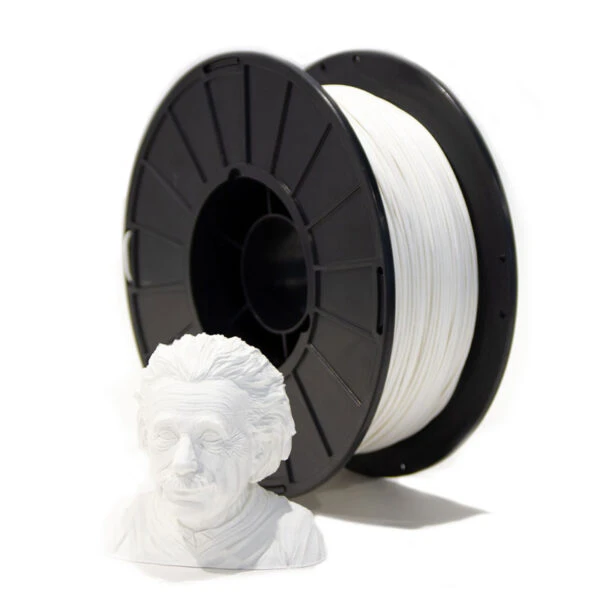 FilaLab PLA White filament med Model