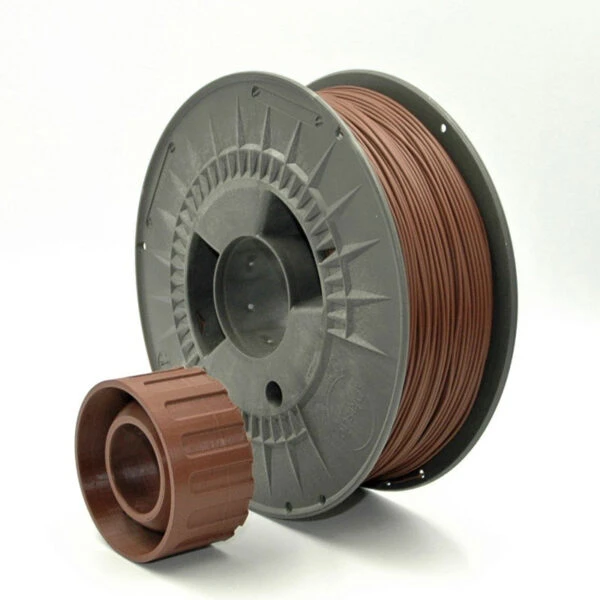 FilaLab PLA Brown filament med Model
