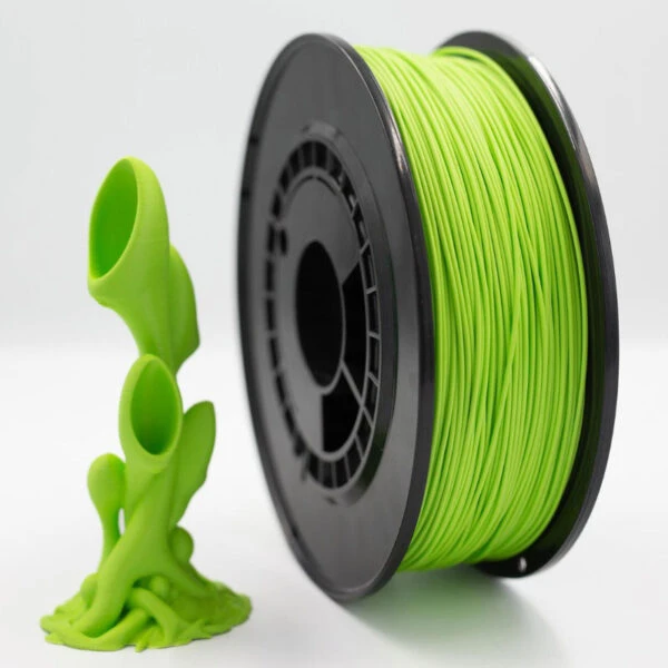 FilaLab PLA Lime Green filament med Model