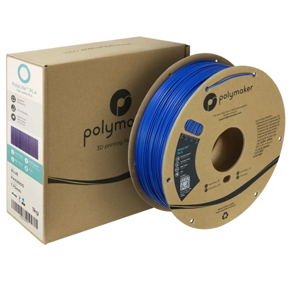PolyLite PLA Blue med boks og rulle