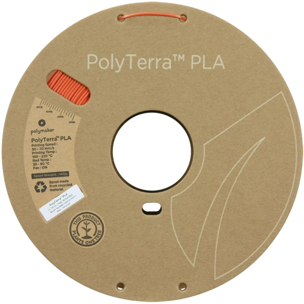 PolyTerra PLA Muted Red rulle