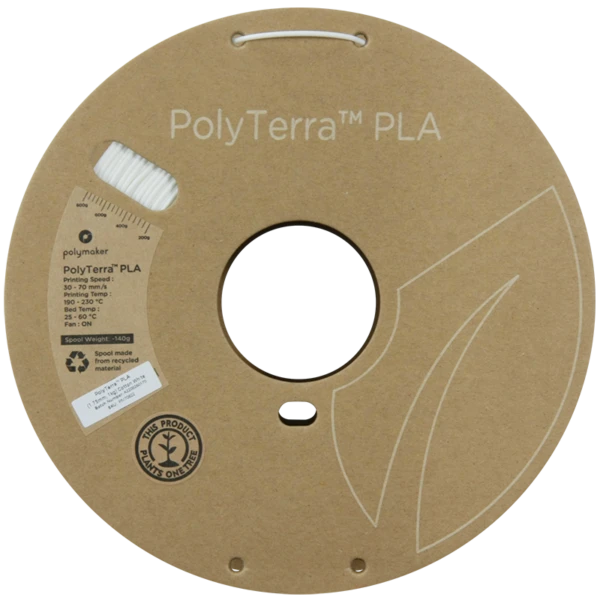 PolyTerra PLA Cotton White rulle