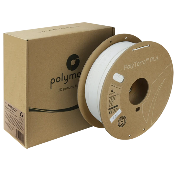 PolyTerra PLA Cotton White med boks og rulle