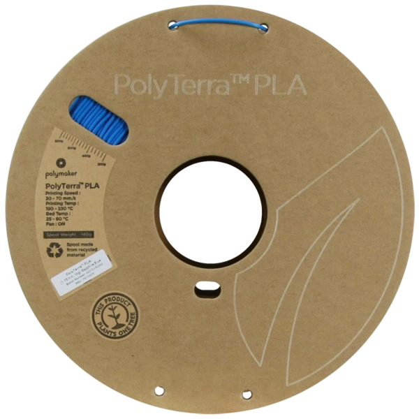 PolyTerra PLA Sapphire Blue rulle