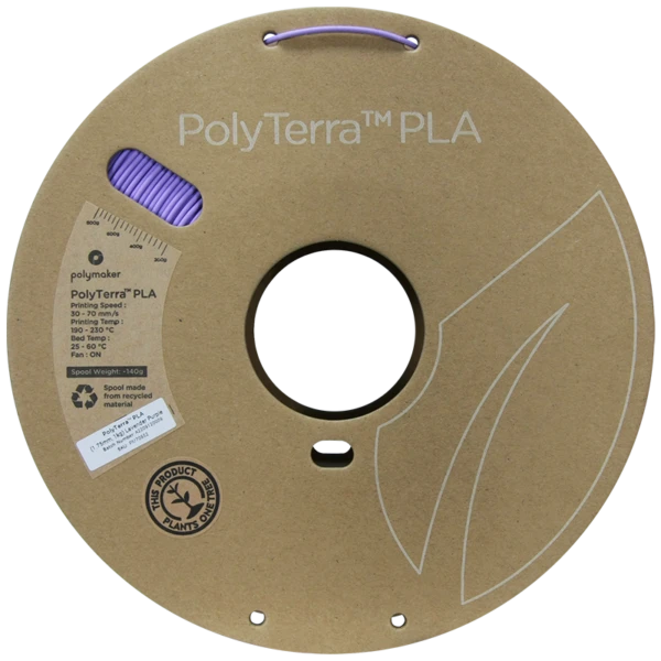 PolyTerra PLA Lavender Purple rulle