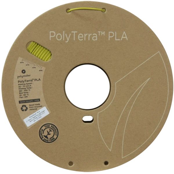 PolyTerra PLA Army Light Green rulle
