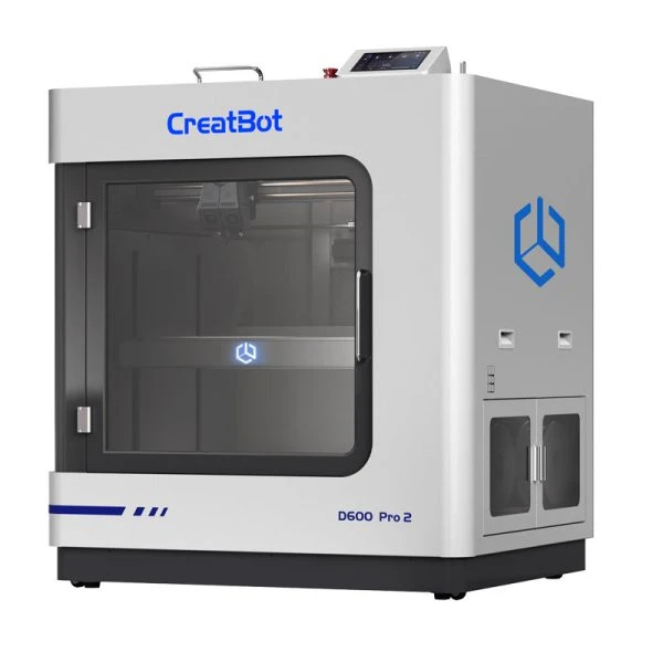 CreatBot D600 Pro 2 3D printer - med kig til siden til filament tørrekammer